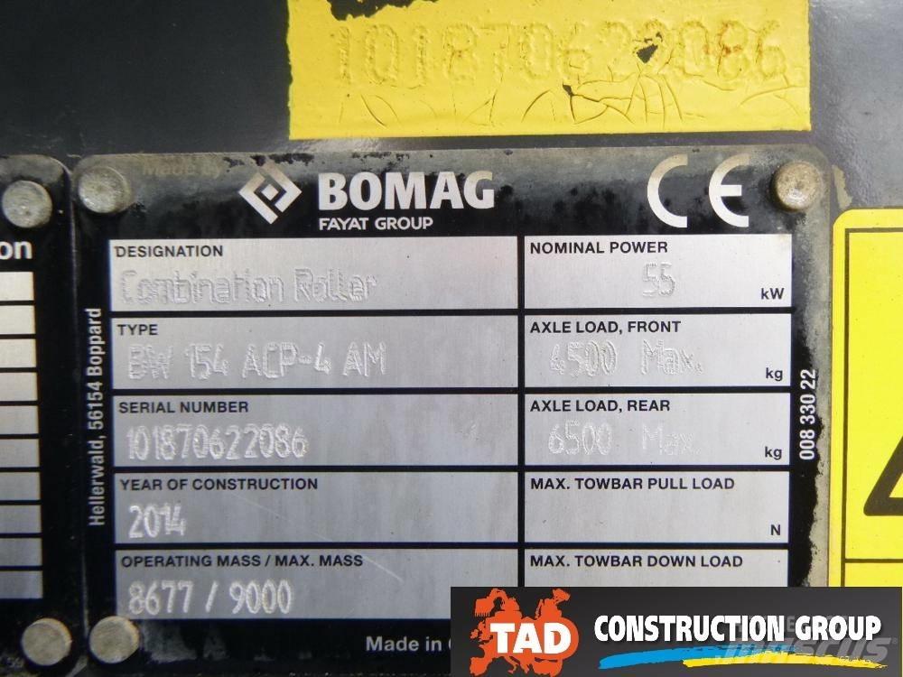 Bomag BW 154 AC Valjci sa duplim bubnjem