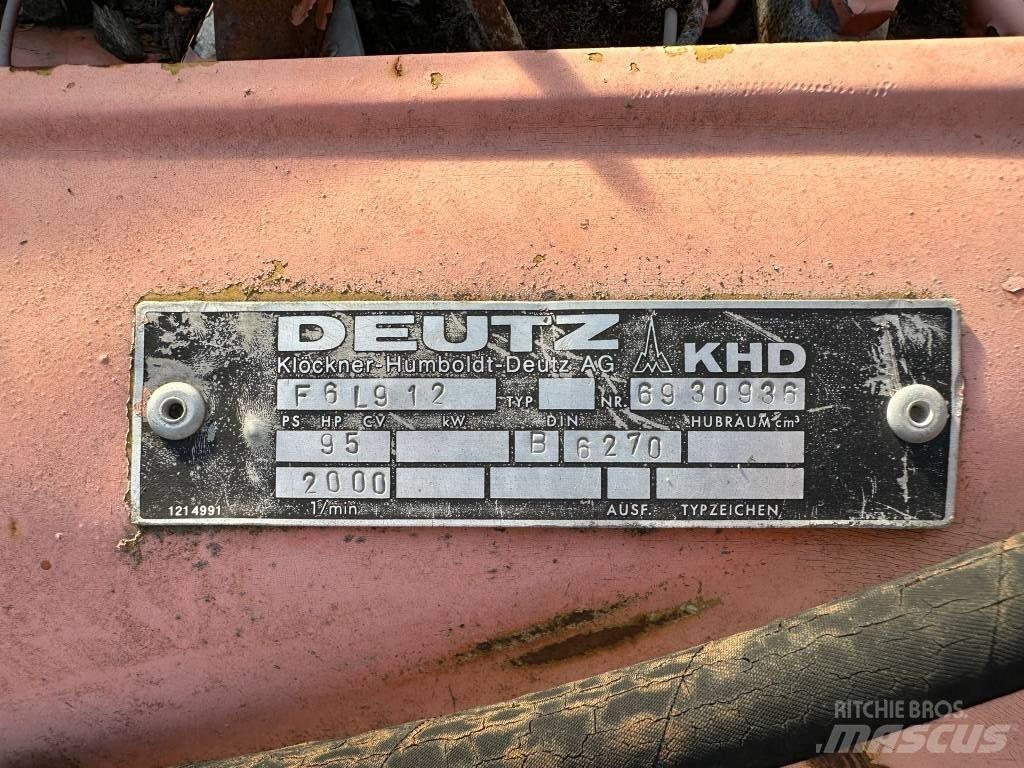 Deutz F6L912 ENGINE Motori za građevinarstvo