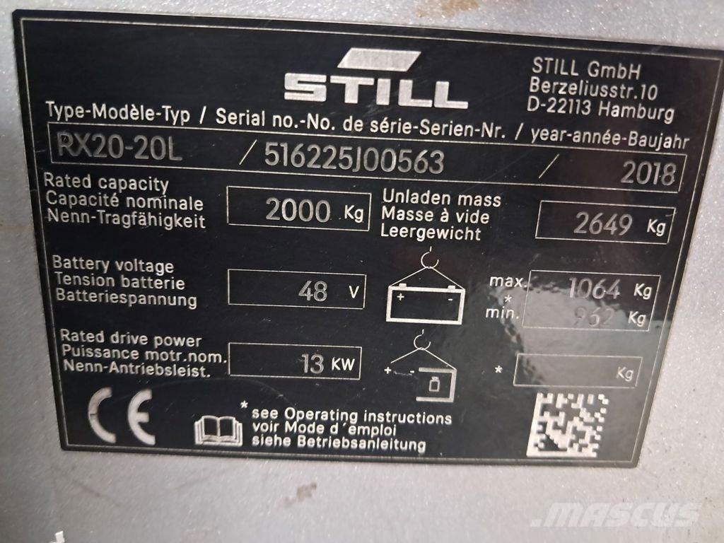 Still RX20-20L Električni viljuškari