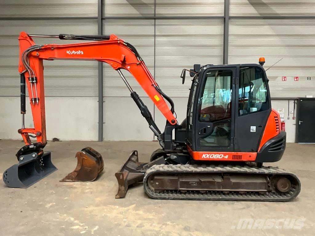 Kubota KX 080-4 Midi bageri 7t – 12t