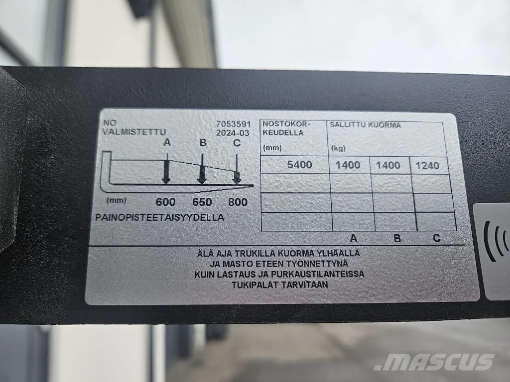 Toyota RRE 140 HE Viljuškari sa pomičnim stupom