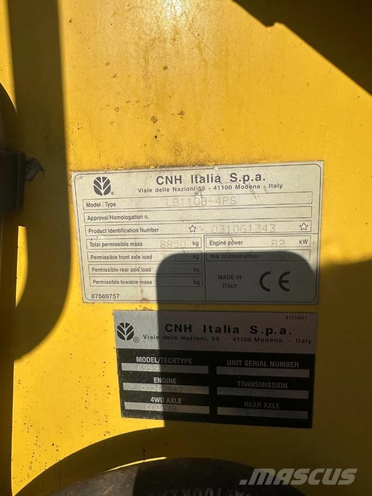 New Holland LB 110 B Kabine i unutrašnjost