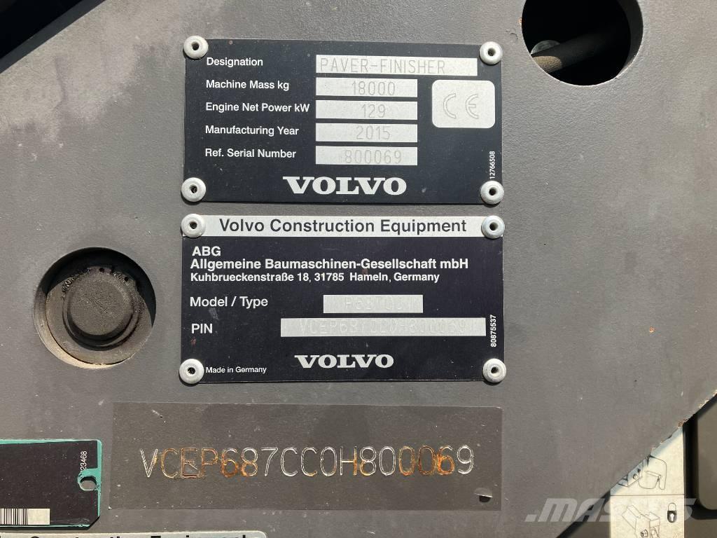 Volvo P 6870 C Asfaltni finišeri