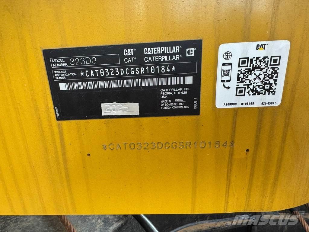 CAT 323D3 Bageri guseničari
