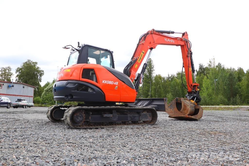 Kubota KX080-4a Midi bageri 7t – 12t