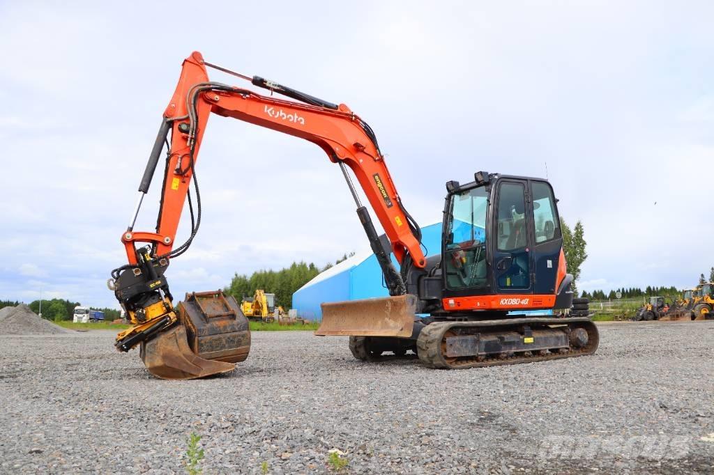 Kubota KX080-4a Midi bageri 7t – 12t