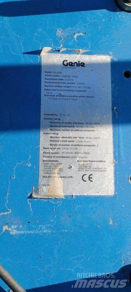 GENIE GS3246 Makazaste platforme