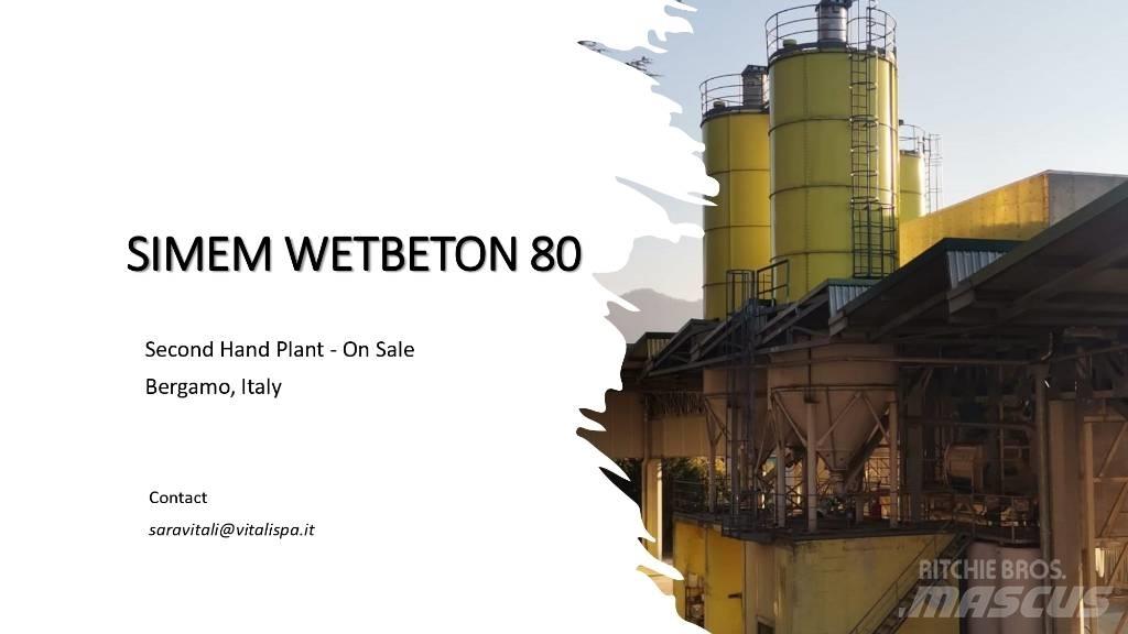  SIMEM WETBETON 80 Betonare