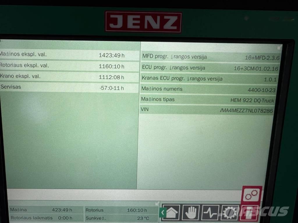 JENZ HEM 922 Drobilice drva / čiperi