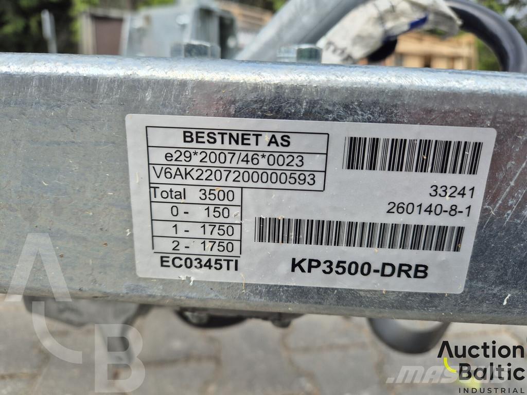  Tiki KP3500-DRB Poluprikolice sa ciradom