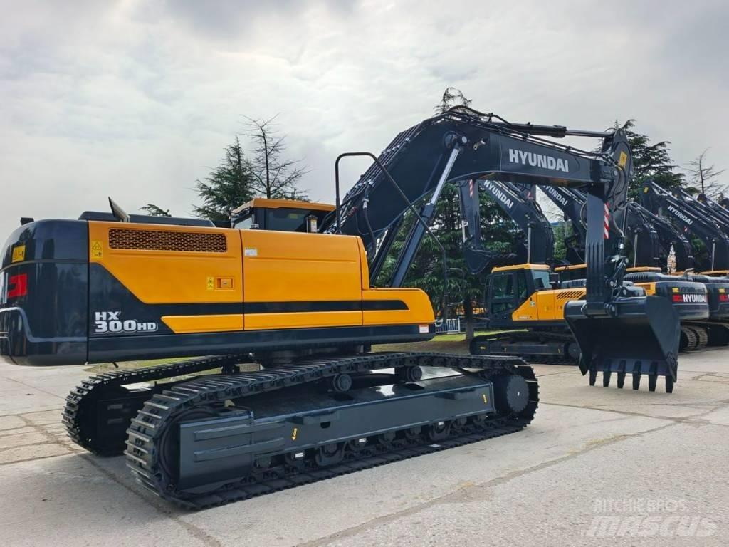 Hyundi HX300 Bageri guseničari