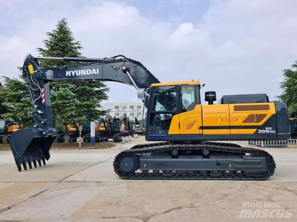 Hyundi HX300 Bageri guseničari