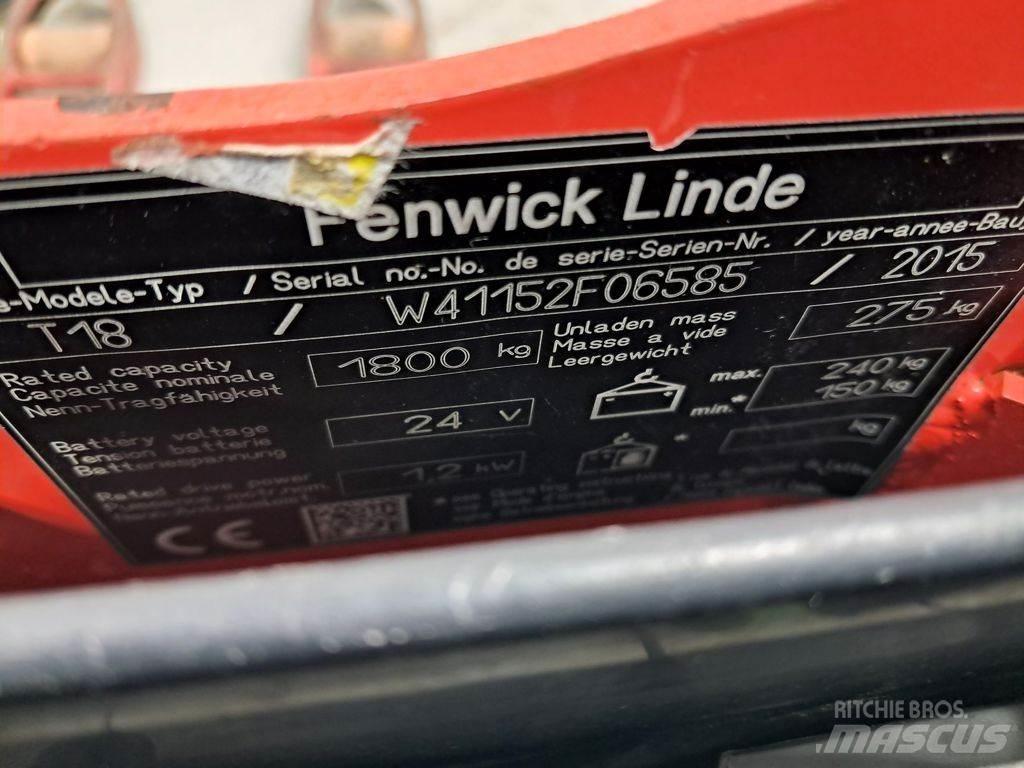 Linde T18 Nisko podizni električni viljuškar