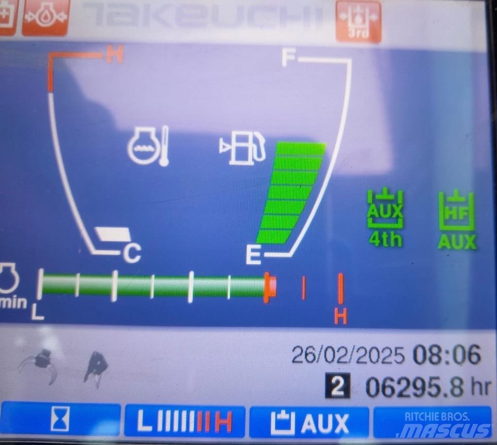 Takeuchi TB 260 Mini bageri < 7t