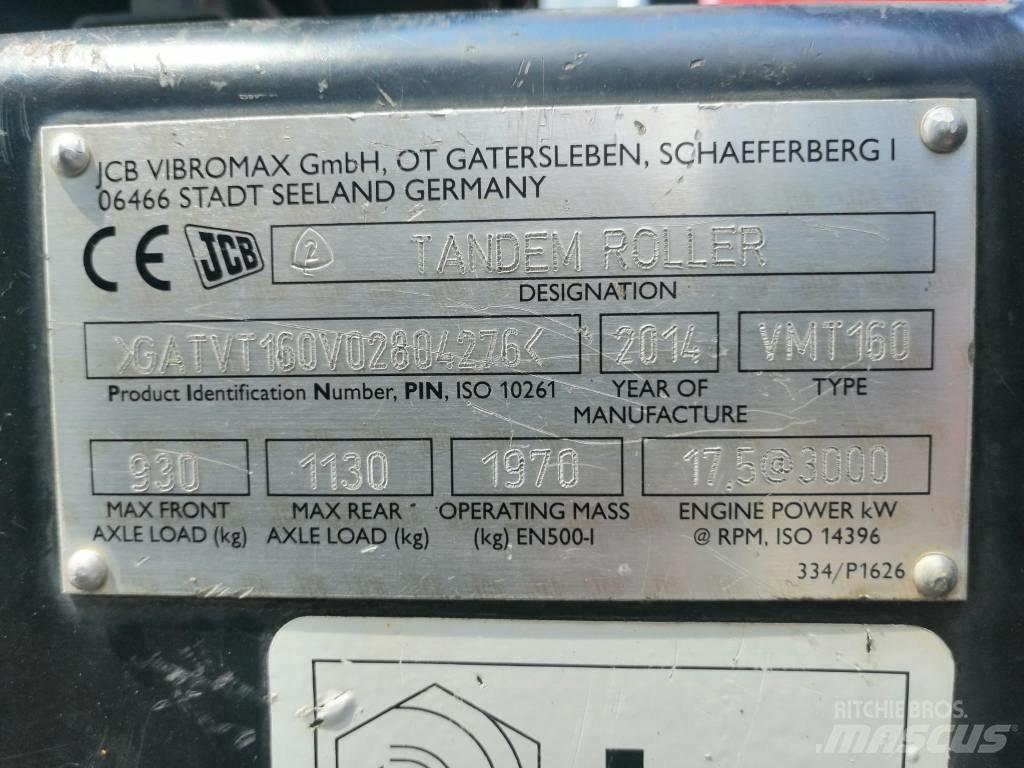 JCB Vibromax vmt 160 Valjci sa duplim bubnjem