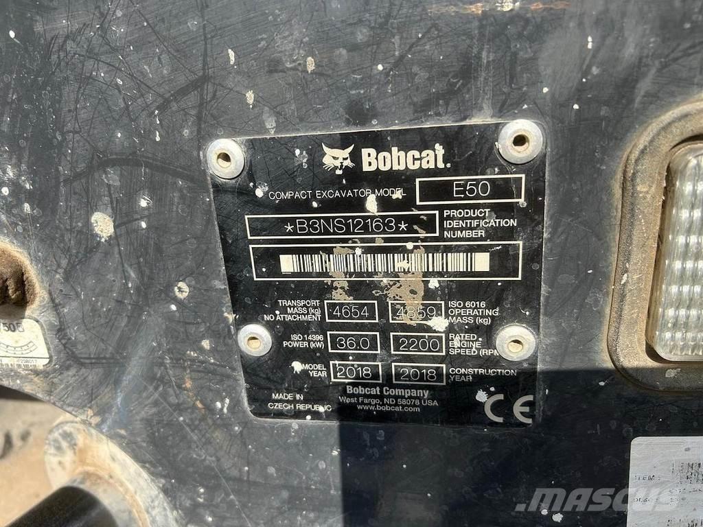 Bobcat E50 Mini bageri < 7t