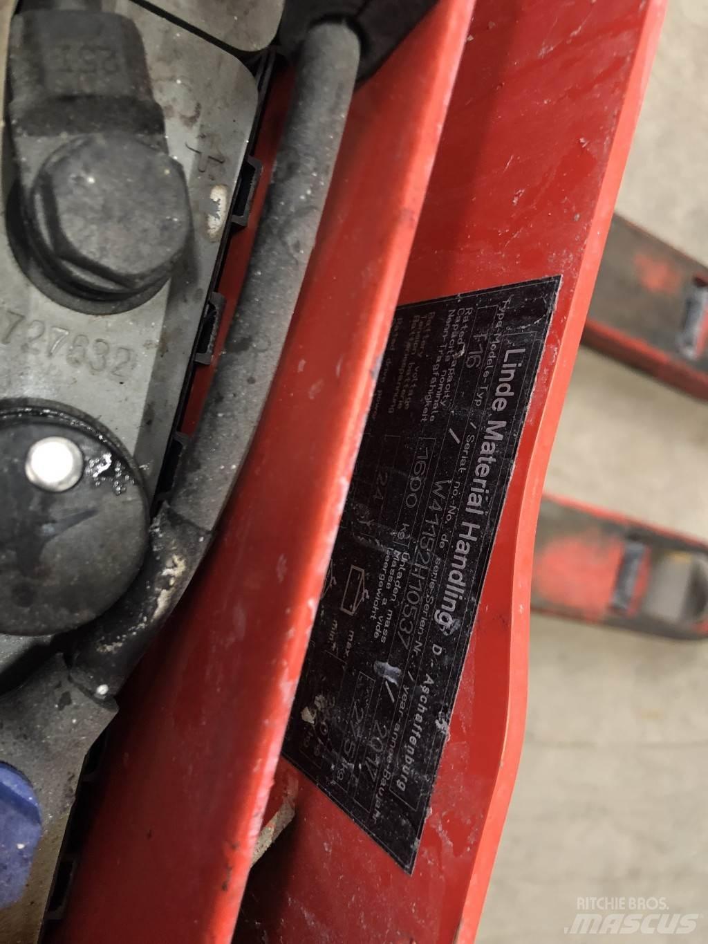 Linde T16 Nisko podizni električni viljuškar