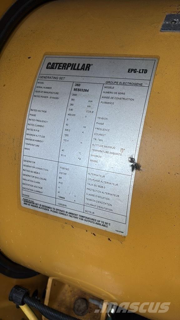 CAT 350 KVA Dizel generatori