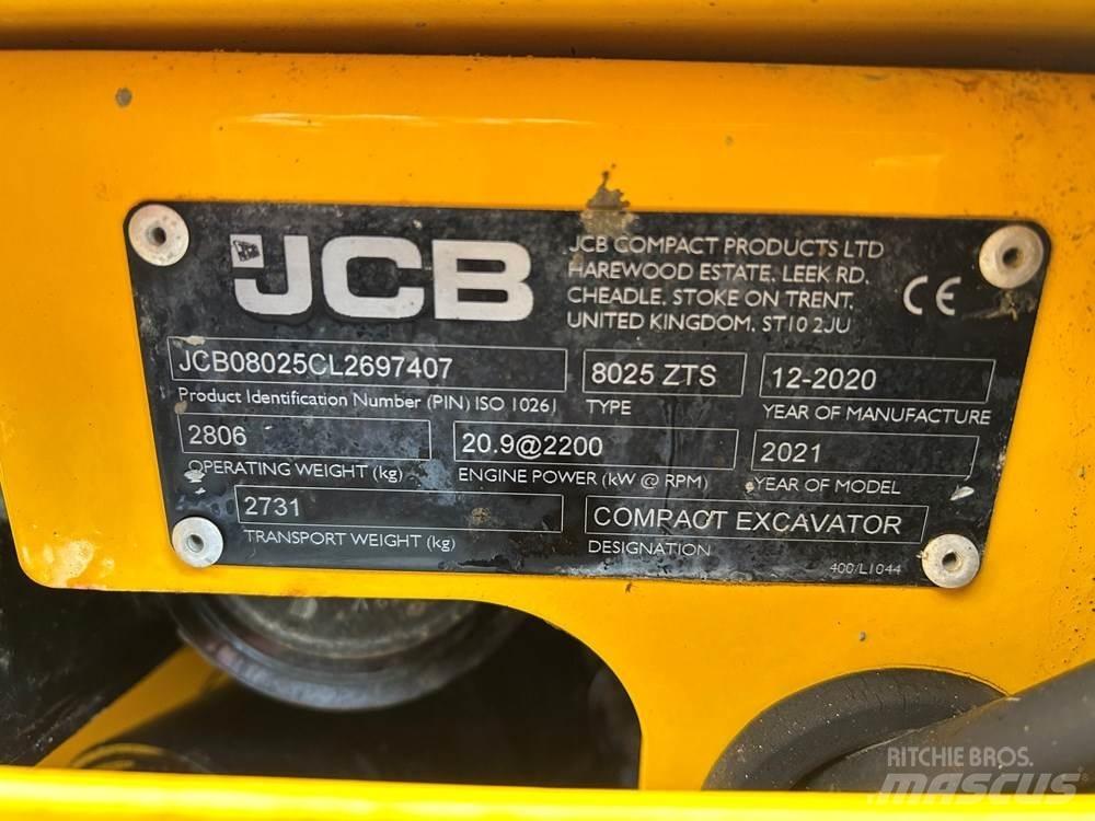 JCB 8025 Mini bageri < 7t