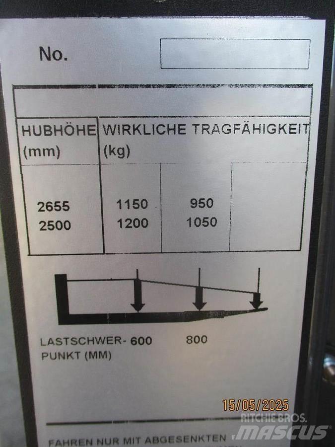 BT SWE 120 Ručni električni viljuškar