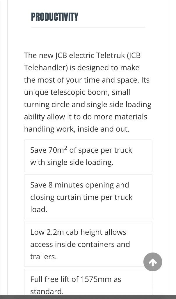 JCB 30-19 E Električni viljuškari
