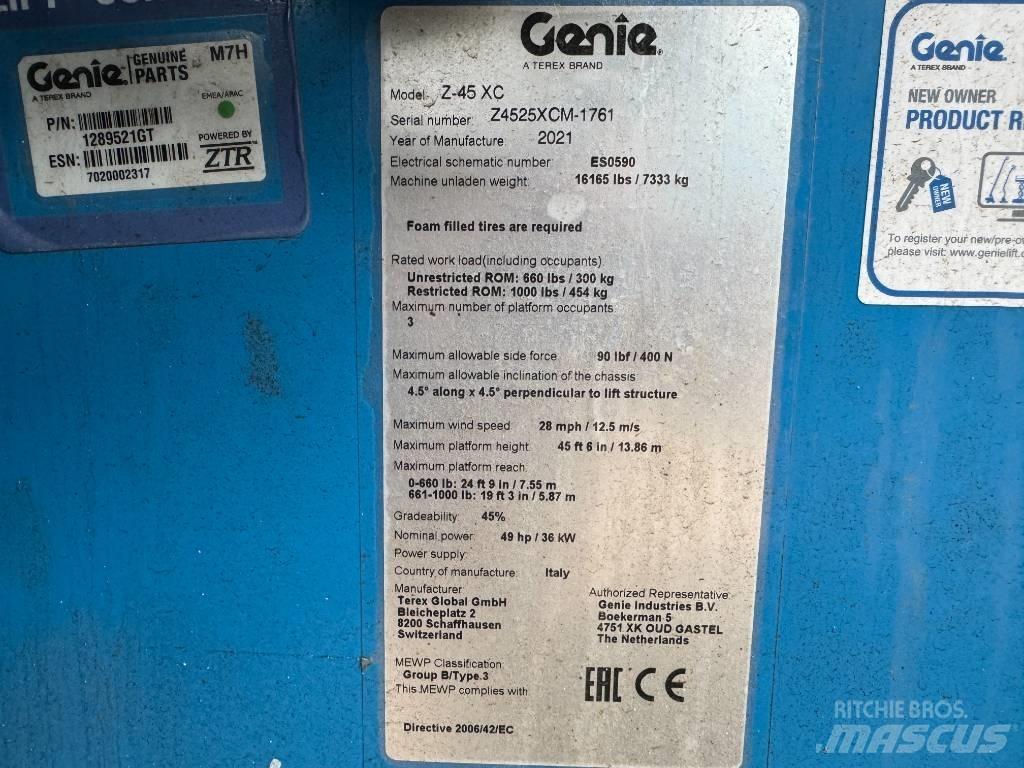 Genie Z 45/25 XC Zglobne podizne platforme