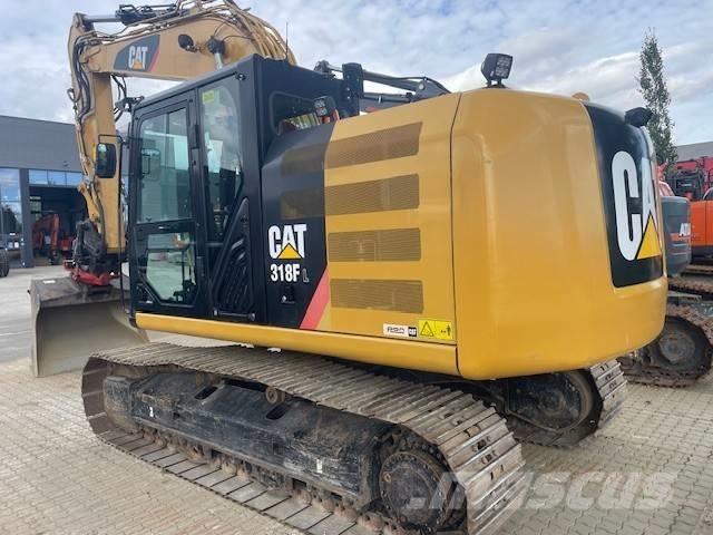 CAT 318FL Bageri guseničari