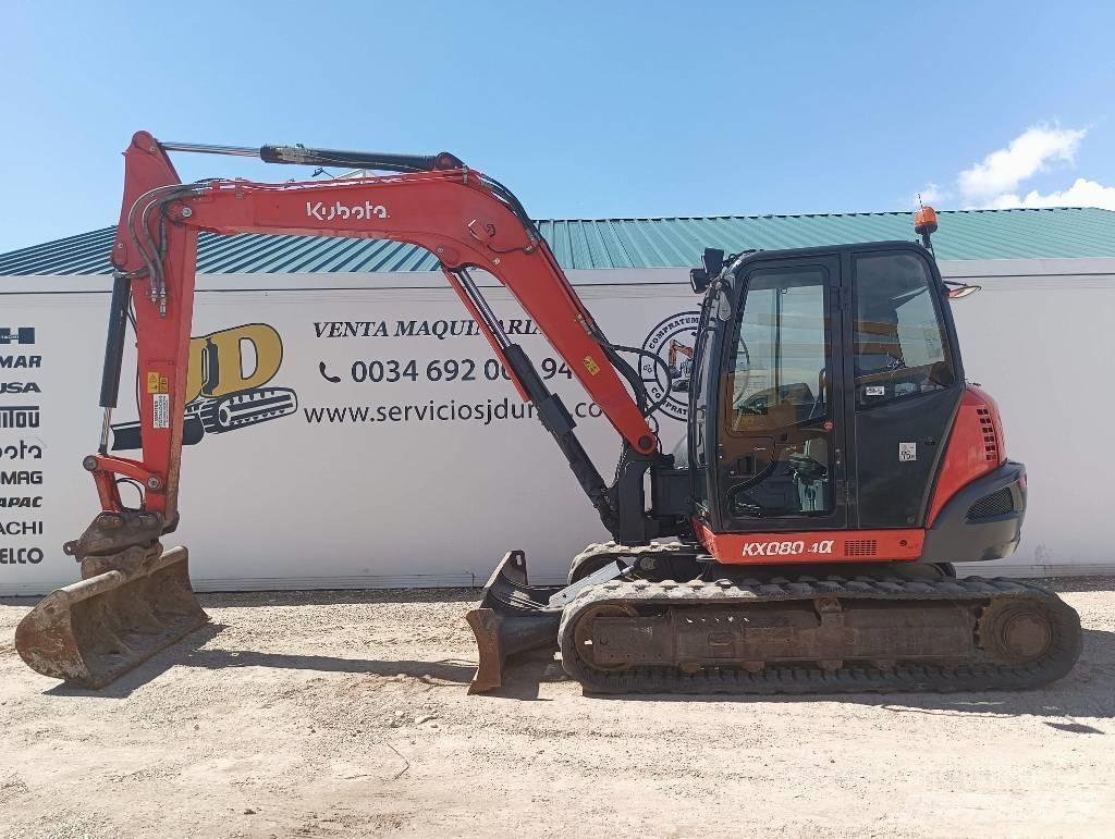 Kubota KX080-4a Bageri