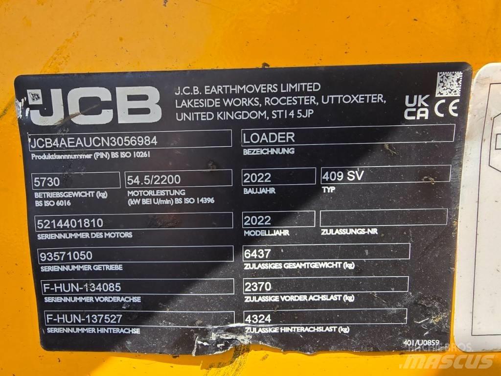JCB 409SV Utovarivači na točkove