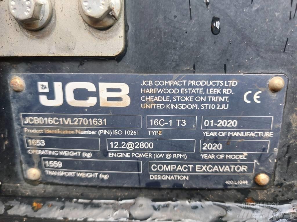 JCB 16 C Mini bageri < 7t