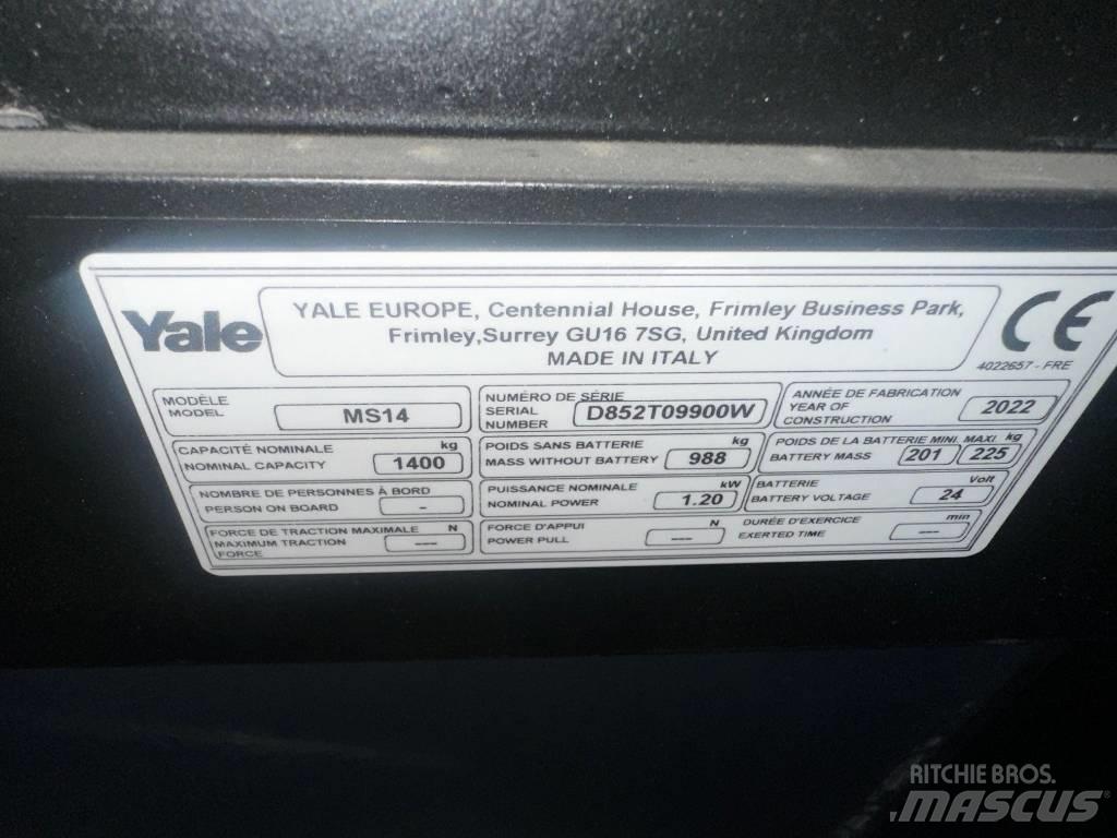 Yale MS 14 AC Ručni električni viljuškar