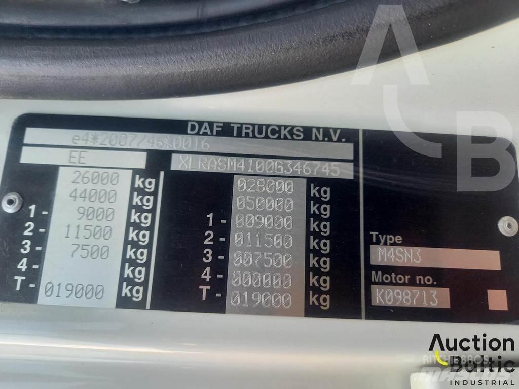 DAF CF 450 FAR Rol kiper kamioni sa kukom za podizanje tereta