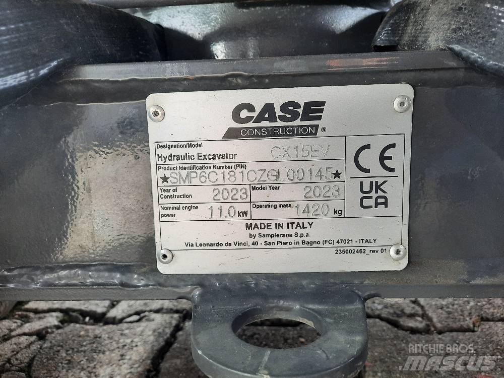 CASE CX 15 EV Mini bageri < 7t