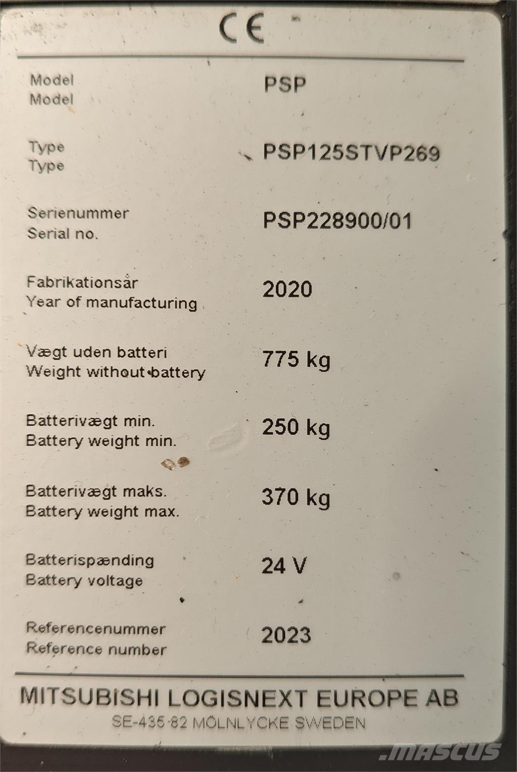 Atlet PSP125 Samopogonski ručni viljuškari