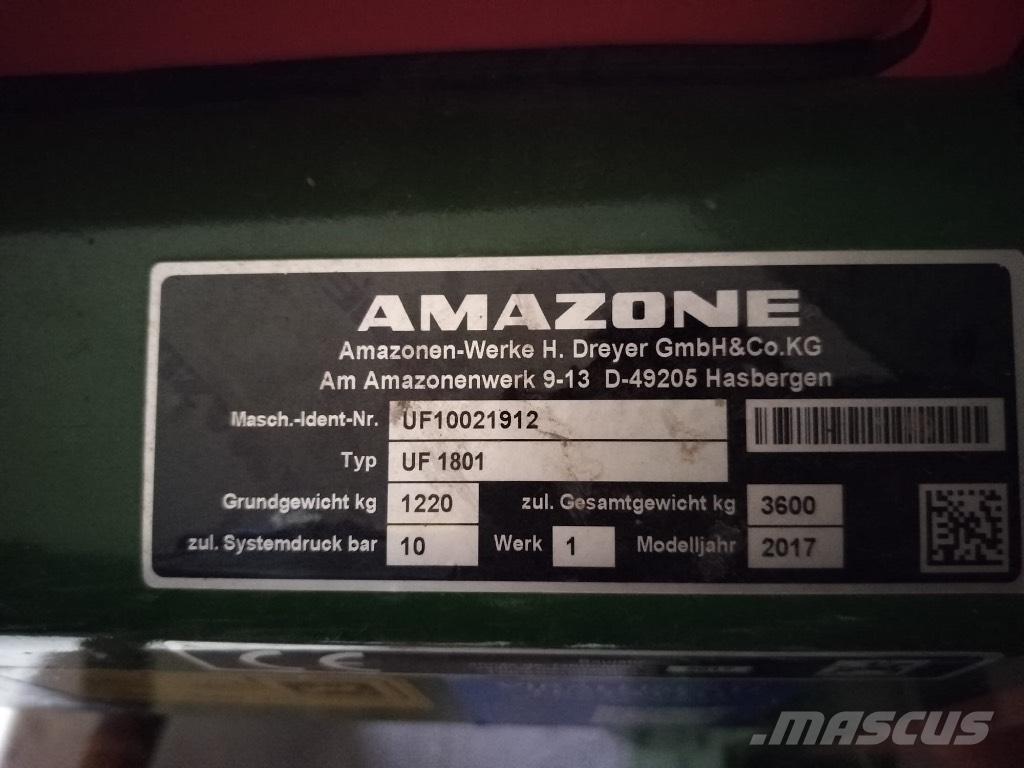 Amazone UF 1801 Montirane prskalice
