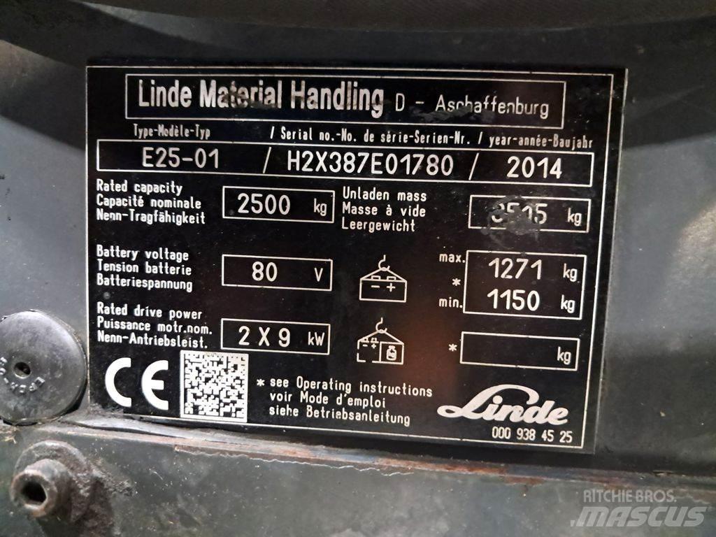 Linde E25-01 Električni viljuškari