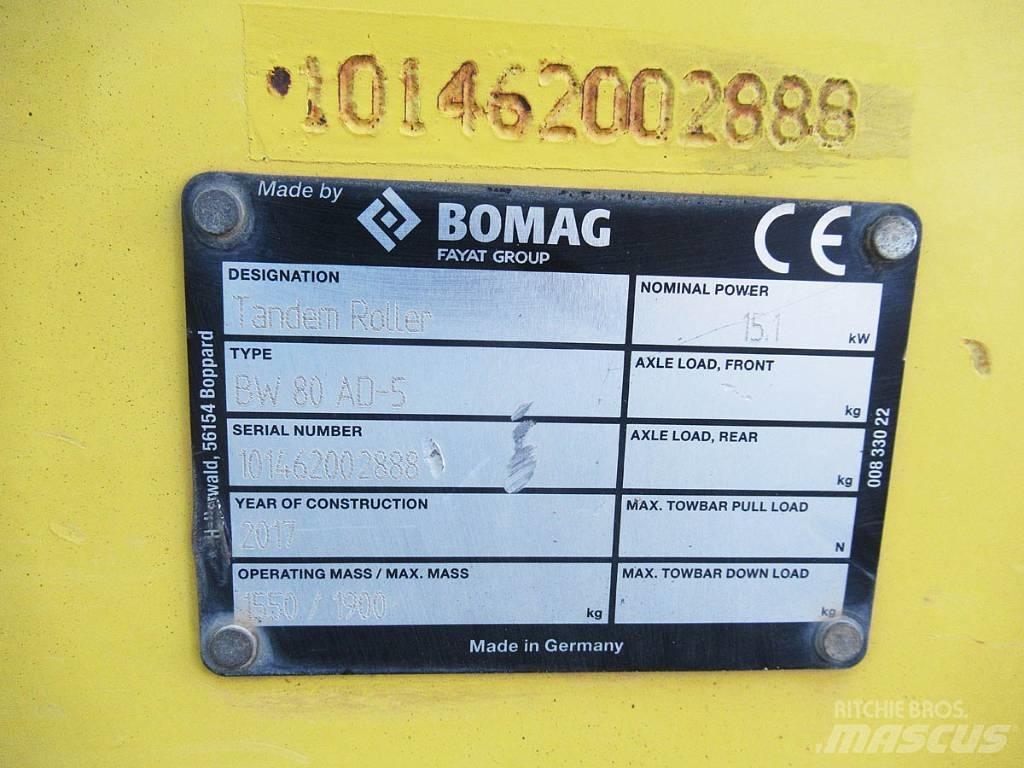 Bomag BW 80 AD-5 Valjci sa duplim bubnjem