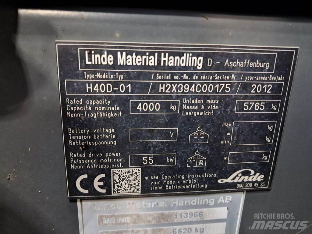 Linde H40D-01 Dizelski viljuškari