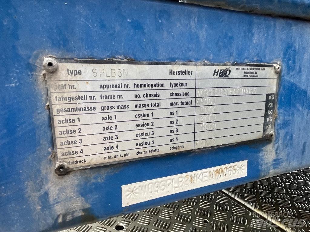 HRD Platform Poluprikolice sa otvorenim sandukom