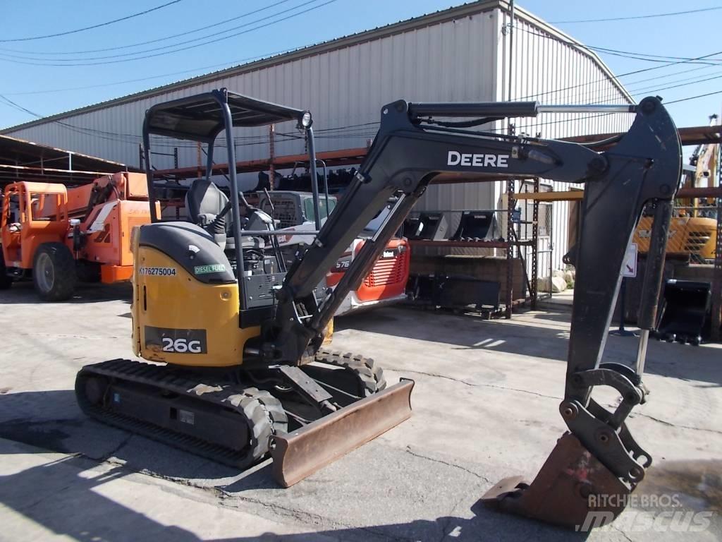 John Deere 26G Mini bageri < 7t