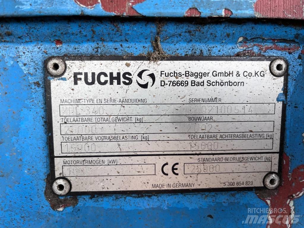 Fuchs MHL 340 Bageri za prenos primarnih/sekundarnih sirovina