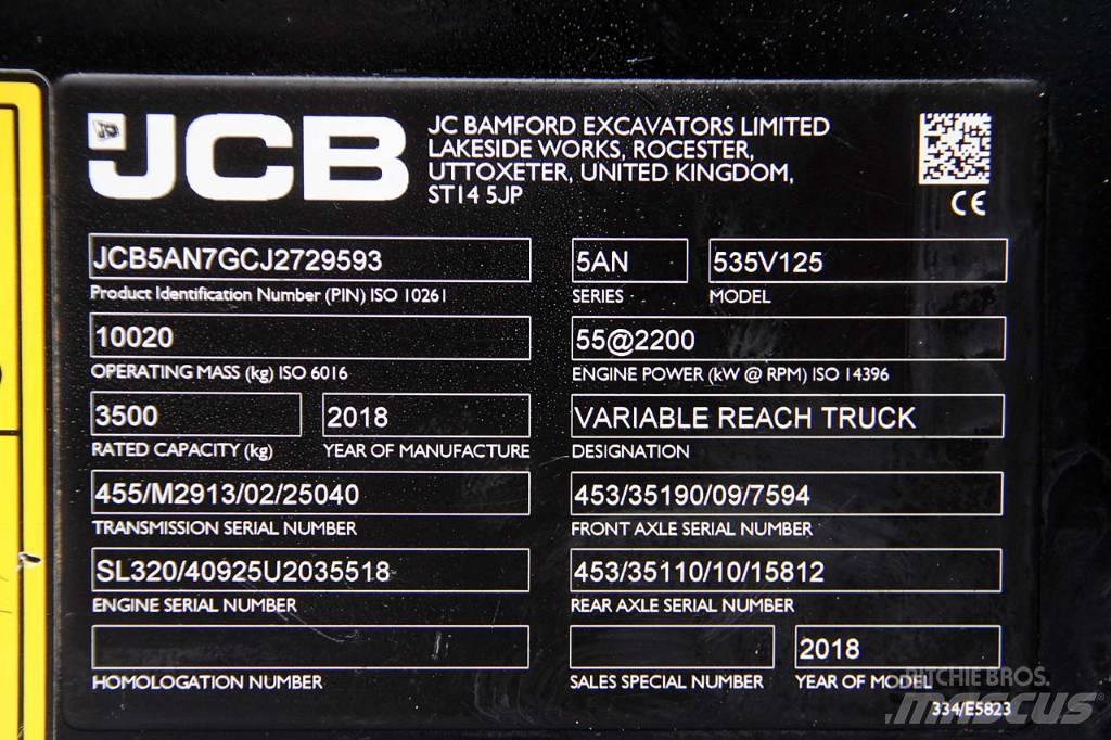 JCB 535-125 Hiviz Teleskopski viljuškari