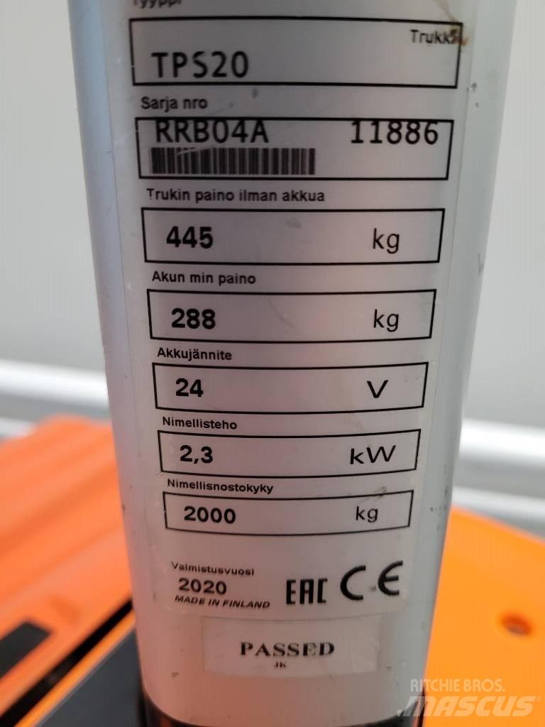 Rocla TPS20 Nisko podizni električni viljuškar sa stajalištom