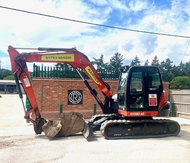 Kubota KX 080-4 Midi bageri 7t – 12t