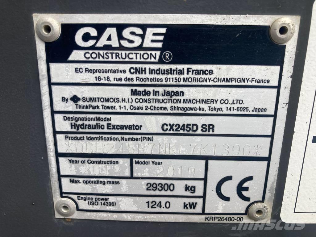 CASE CX 245 D SR LC Bageri guseničari