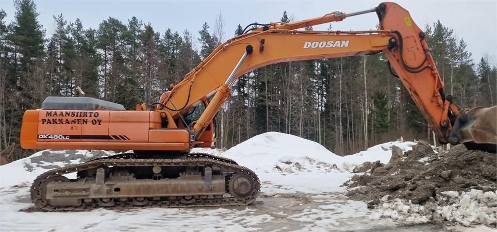 Doosan DX 480 LC Bageri guseničari