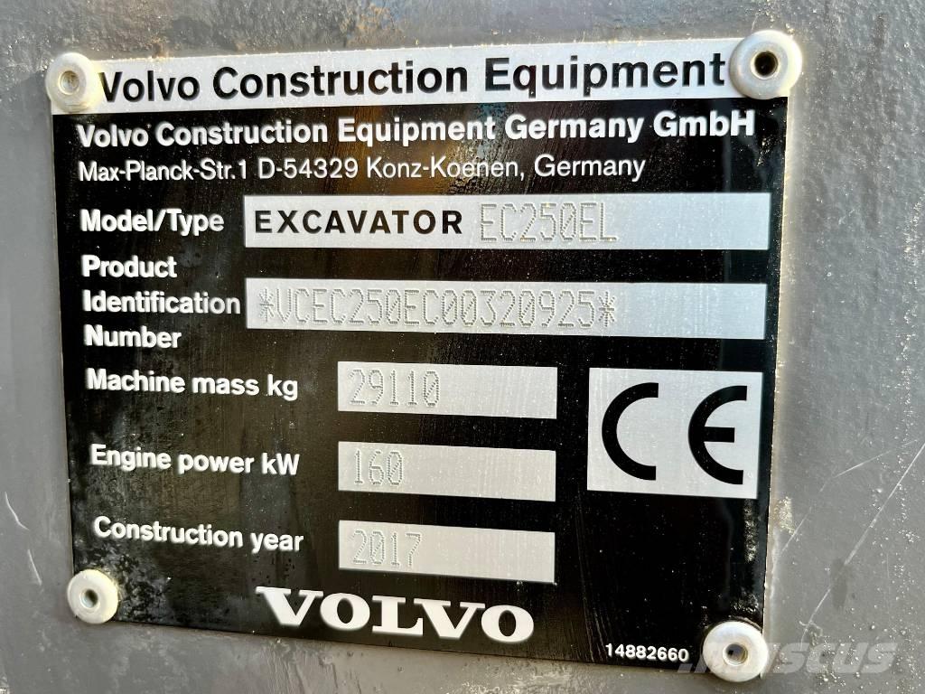 Volvo EC 250 E Bageri guseničari