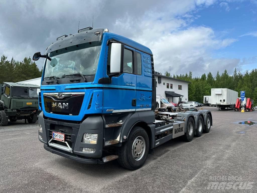 MAN TGX 35.640 Rol kiper kamioni sa kukom za podizanje tereta