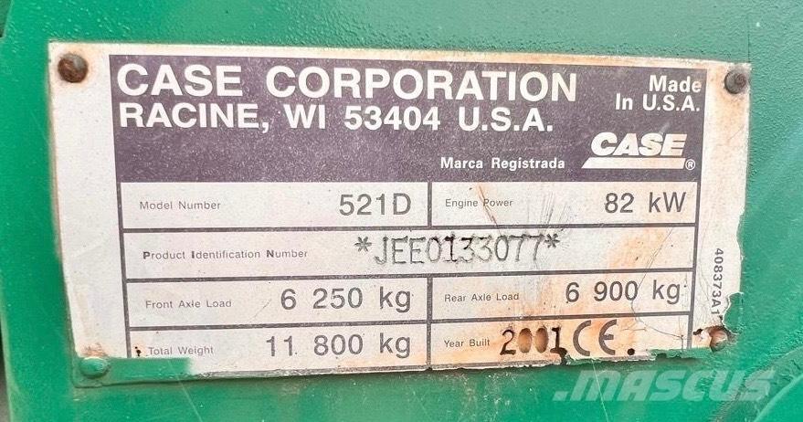 CASE 521 D Utovarivači na točkove