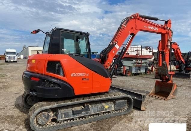 Kubota KX080-4S2 Bageri guseničari